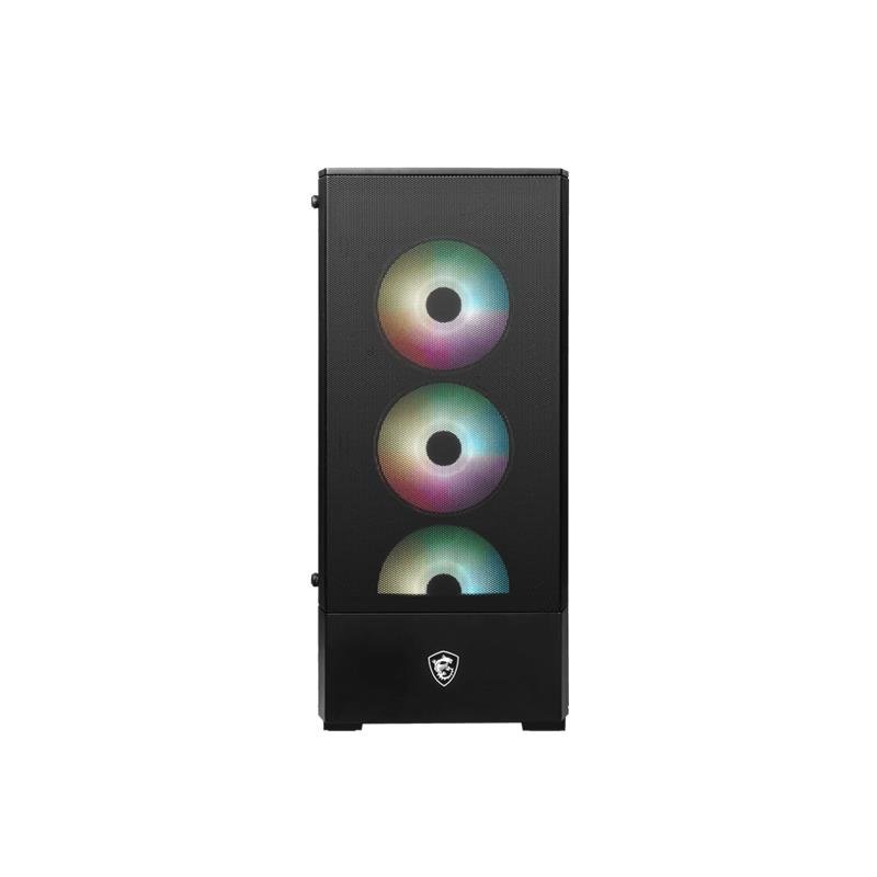 MSI MAG FORGE 112R TEMPERLI CAM 3X120MM 1X120MM ARGB FAN PSU YOK ATX GAMING KASA - Görsel 2