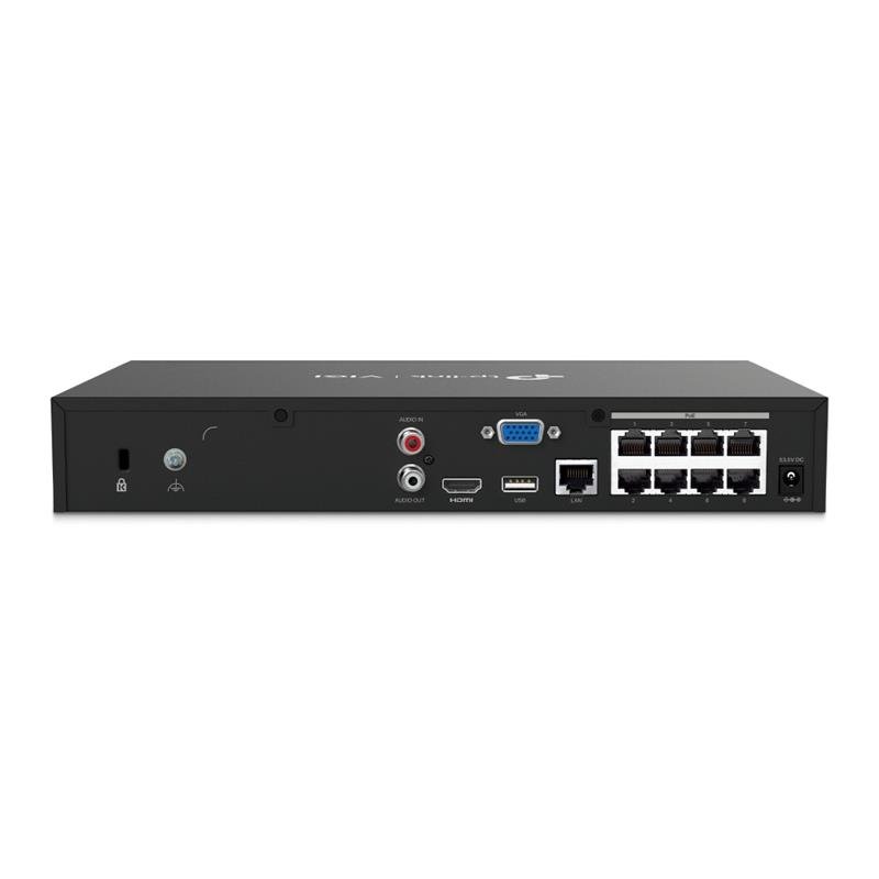 TP-LINK VIGI NVR1008H-8MP V1.2 8 KANAL POE 1 SATA H265+ ONVIF NVR KAYIT CİHAZI - Görsel 2