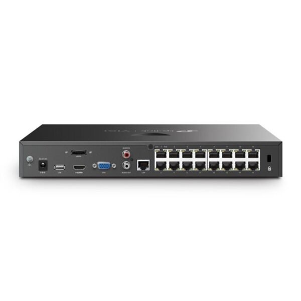 TP-LINK VIGI NVR2016H-16MP 16 KANAL 140W POE 4K 2 SATA H265+ ONVIF NVR KAYIT CİHAZI - Görsel 2