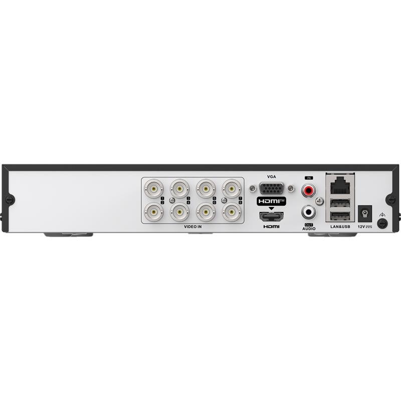 HIKVISION DS-7208HGHI-M1/C 8 KANAL 1 SATA HDMI H265+ ACUSENSE METAL KASA DVR KAYIT CIHAZI - Görsel 3