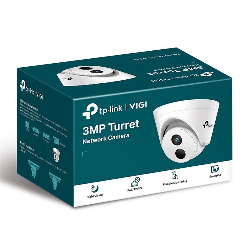 TP-LINK VIGI C400HP-2.8 3MP 2.8MM LENS 30 METRE IR LED IP DOME KAMERA - Görsel 4