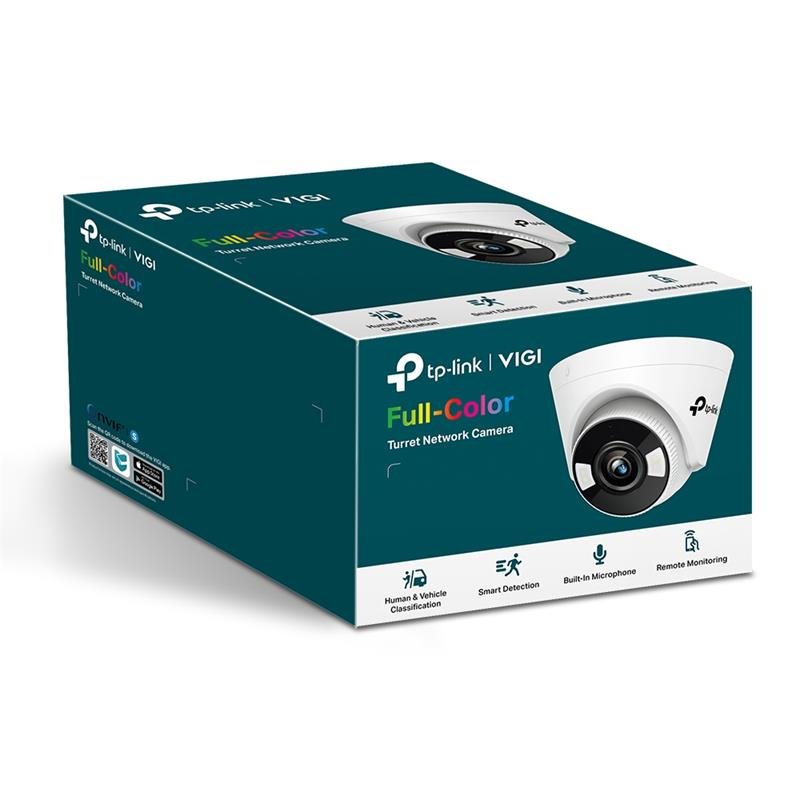 TP-LINK VIGI C450 5MP 2.8MM LENS 30 METRE 7/24 FULL COLOR İNSAN/ARAÇ ALGILAMA DAHİLİ MİKROFON BULLET IP DOME KAMERA - Görsel 2