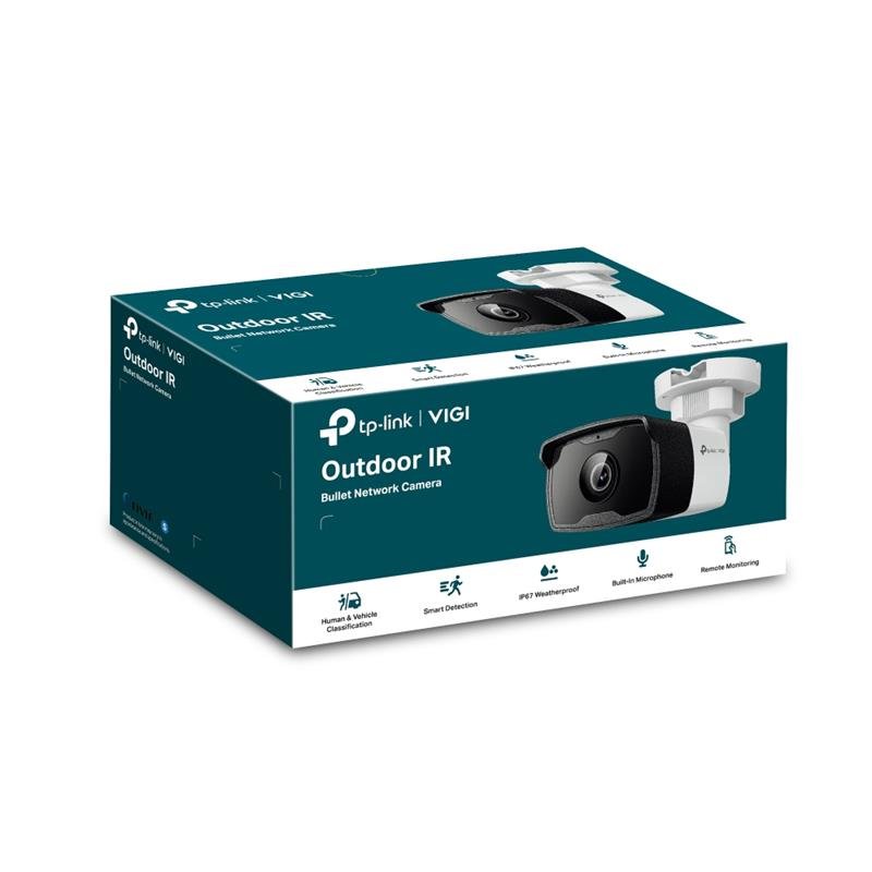 TP-LINK VIGI C320I V1.2 2MP 2.8MM LENS 30 METRE IR LED İNSAN/ARAÇ ALGILAMA DAHİLİ MİKROFON IP67 BULLET KAMERA - Görsel 3