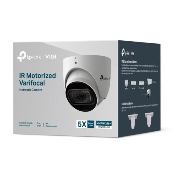 TP-LINK VIGI INSIGHT S445ZI 4MP 2.7-13.5MM LENS 60 METRE IR COLOR İNSAN/ARAÇ ALGILAMA DAHİLİ MİKROFON IK10 IP67 KAMERA - Görsel 4