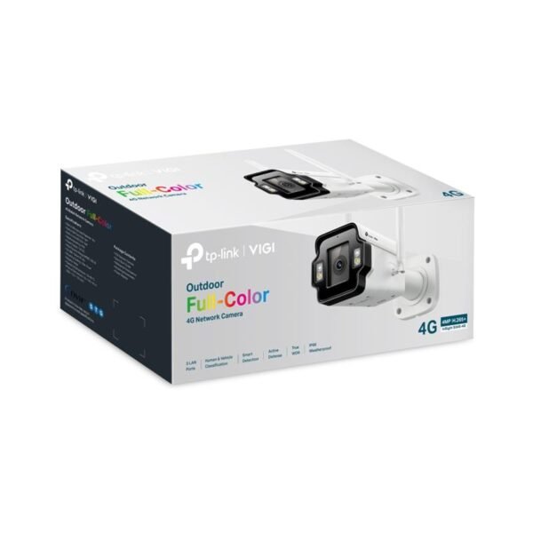 TP-LINK VIGI INSIGHT S345-4G 4MP 4MM LENS 50 METRE IR 30 METRE FULL COLOR İNSAN/ARAÇ ALGILAMA 4G/LTE BULLET KAMERA - Görsel 5