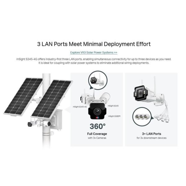TP-LINK VIGI INSIGHT S345-4G 4MP 4MM LENS 50 METRE IR 30 METRE FULL COLOR İNSAN/ARAÇ ALGILAMA 4G/LTE BULLET KAMERA - Görsel 6