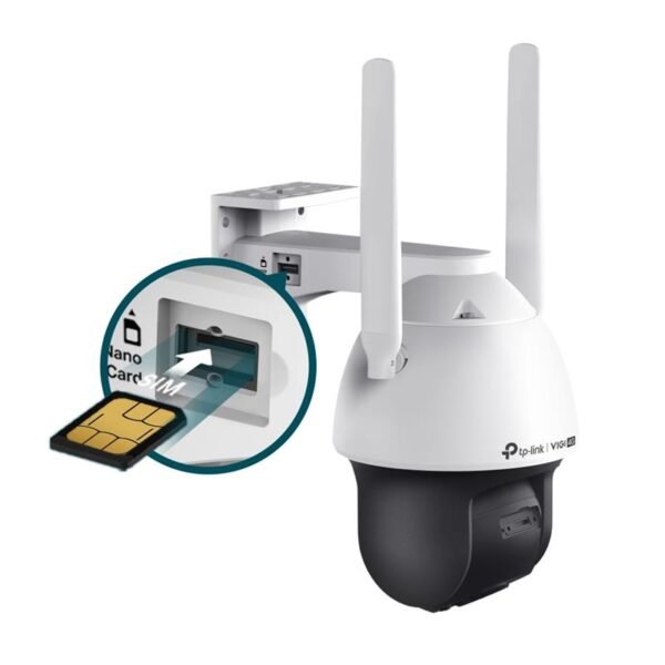 TP-LINK VIGI C540-4G 4MP 4MM LENS 30MT FULL COLOR İNSAN/ARAÇ ALGILAMA ÇİFT YÖNLÜ KONUŞMA 4G/LTE KAMERA - Görsel 2