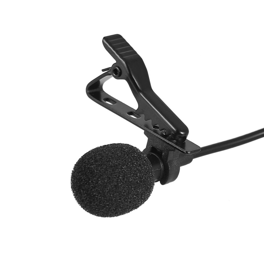 HAIKI HK-301 3.5mm Jack Kablolu Youtuber Yaka Mikrofonu 1.5 Metre - Görsel 2