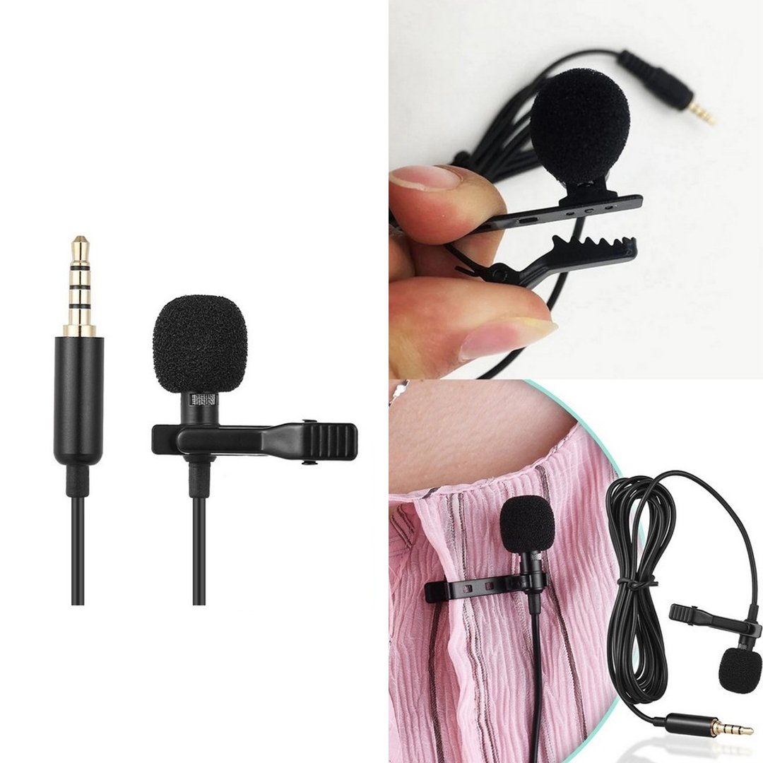 HAIKI HK-301 3.5mm Jack Kablolu Youtuber Yaka Mikrofonu 1.5 Metre - Görsel 3