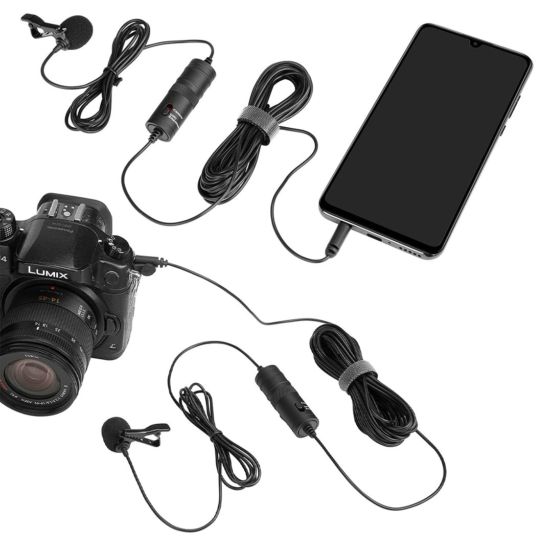 HAIKI HK-401 PROFESYONEL YOUTUBER YAKA MİKROFONU (6 METRE KABLOLU) - Görsel 4