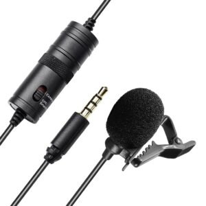 HAIKI HK-401 PROFESYONEL YOUTUBER YAKA MİKROFONU (6 METRE KABLOLU)