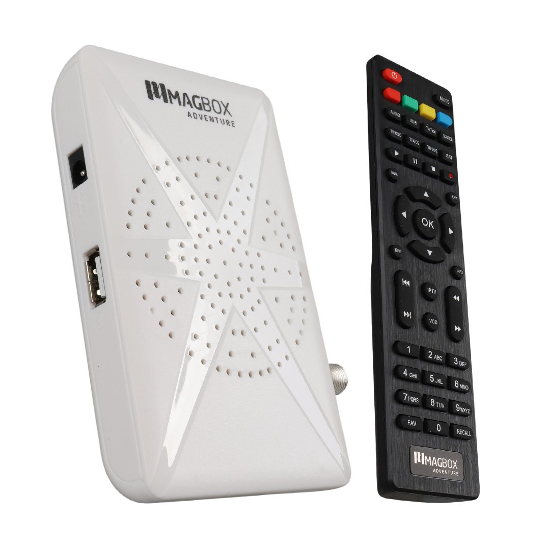 MAGBOX ADVENTURE 4000 KANAL TKGS / YOUTUBE / USB DESTEKLİ FULL HD UYDU ALICISI