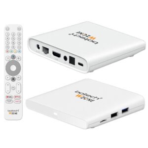 BOTECH WZONE 2 GB RAM 32 GB DAHİLİ HAFIZA SES KOMUTLU RAKAMLI KUMANDA 4K BEYAZ ANDROID TV BOX