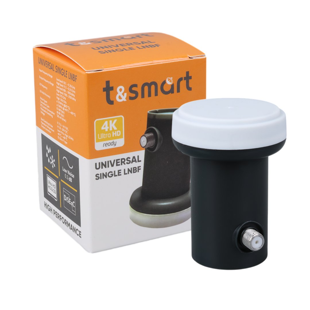 T&Smart 0.3dB Ultra HD 4K Universal Tekli LNB - Görsel 4