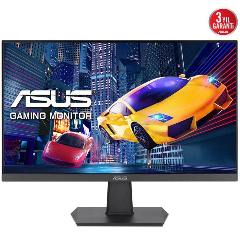 ASUS 27" VA27EHF IPS 1MS 100MHZ 1XHDMI FHD 1920X1080 ÇERÇEVESİZ DÜŞÜK MAVİ IŞIK FLICKER-FREE FREESYNC GAMING VESA SİYAH