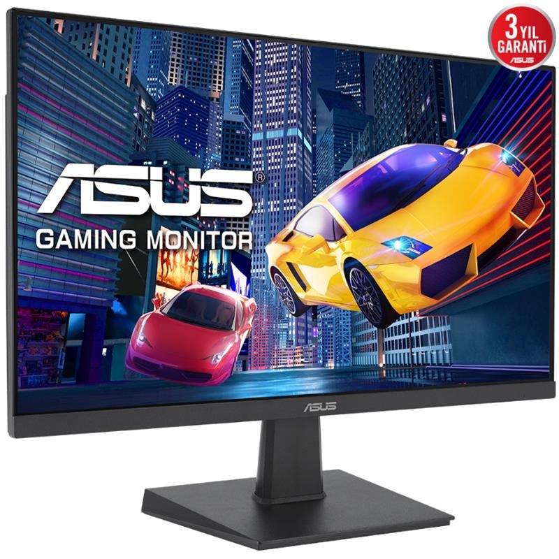 ASUS 27" VA27EHF IPS 1MS 100MHZ 1XHDMI FHD 1920X1080 ÇERÇEVESİZ DÜŞÜK MAVİ IŞIK FLICKER-FREE FREESYNC GAMING VESA SİYAH - Görsel 2
