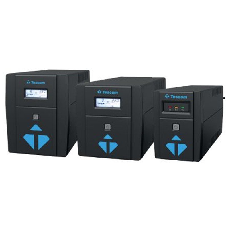 TESCOM LEOAP 2000VA 1F/1F (2X9AH) 4/8DK LCD LINE INTERAKTIF UPS