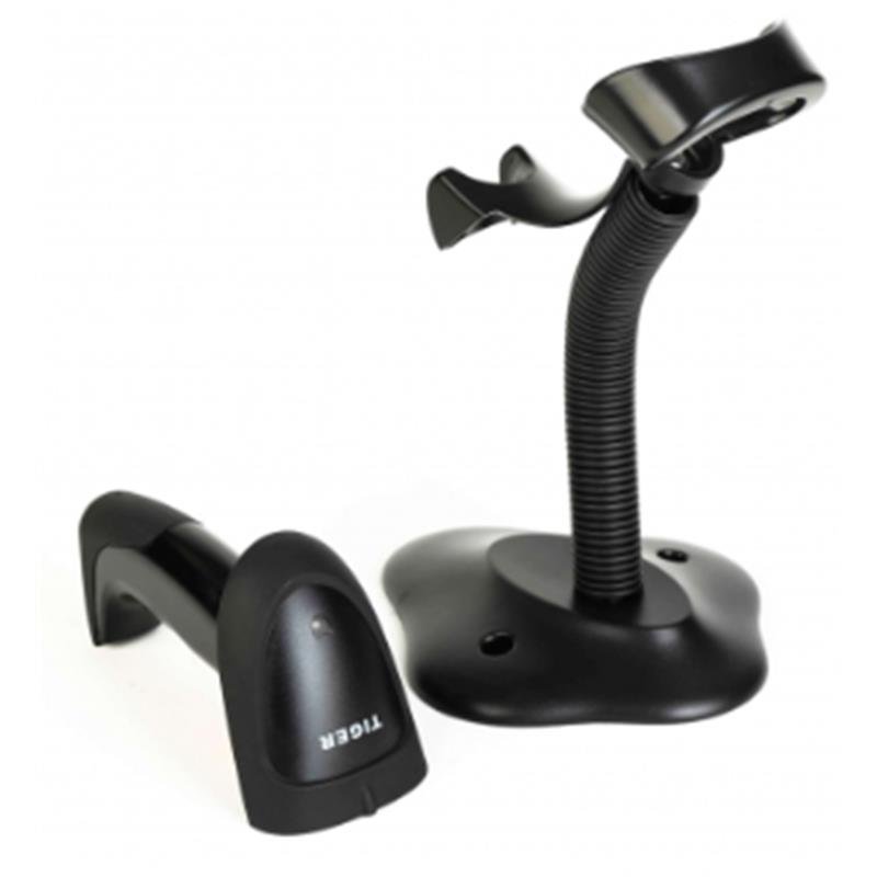 PERKON TIGER PS23-U 1D LAZER KABLOLU USB BARKOD OKUYUCU + STAND - Görsel 4
