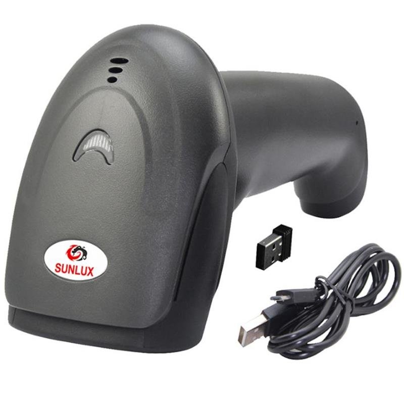 SUNLUX XL-9309B 1D LAZER KABLOSUZ BLUETOOTH BARKOD OKUYUCU - Görsel 3