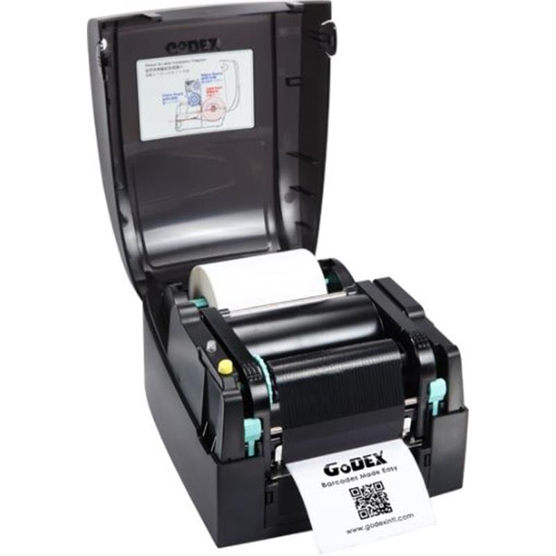 GODEX EZ-1105 PLUS 203DPI TERMAL TRANSFER USB+ETHERNET BARKOD YAZICI (RİBONLU KULLANIM) - Görsel 2