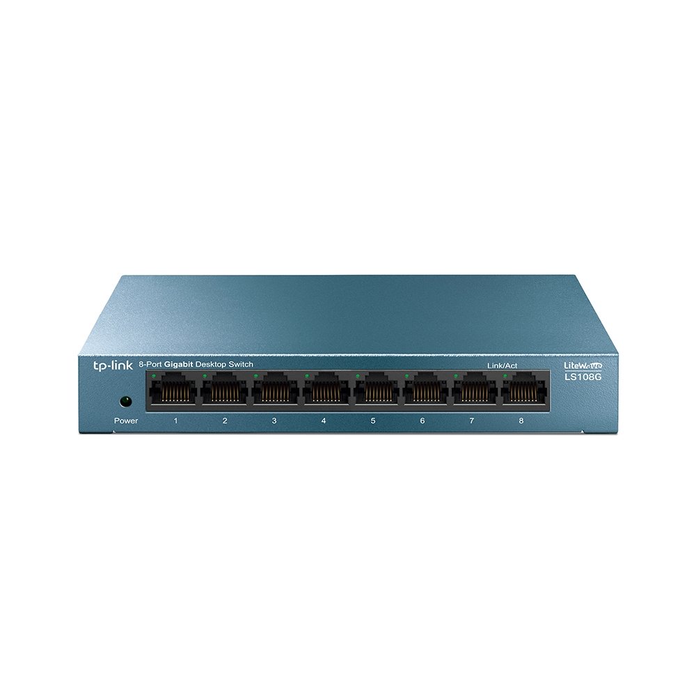TP-LINK LS108G 8 PORT GIGABIT METAL KASA SWITCH