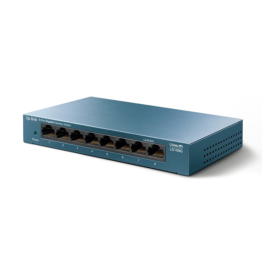TP-LINK LS108G 8 PORT GIGABIT METAL KASA SWITCH - Görsel 2