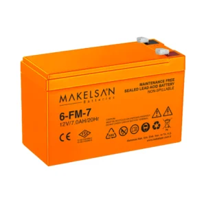 MAKELSAN 12V 7Ah Tam Bakımsız Kuru Akü