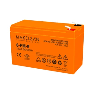 MAKELSAN 12V 9Ah Tam Bakımsız Kuru Akü