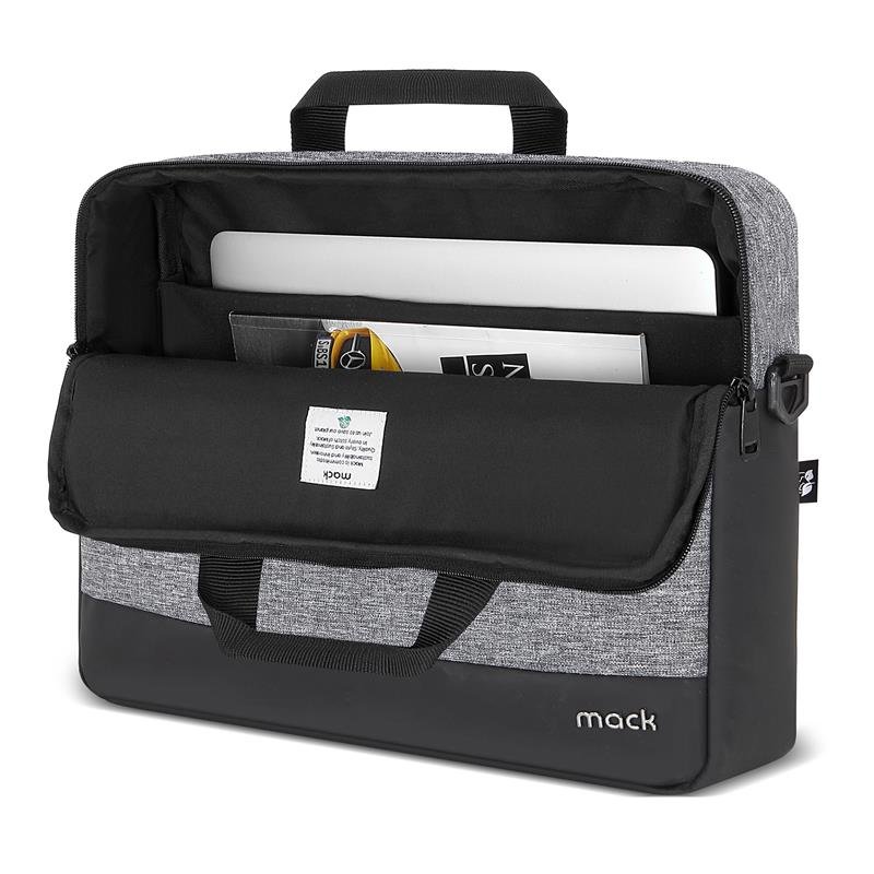 MACK MCE-1102 15.6" UNICITY ECO NOTEBOOK ÇANTASI GRİ - Görsel 3