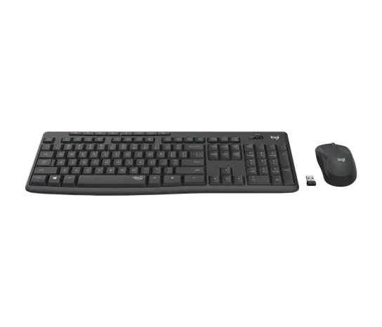 LOGITECH MK295 Q TR SESSİZ KABLOSUZ KLAVYE MOUSE SET SİYAH 920-009804 - Görsel 2