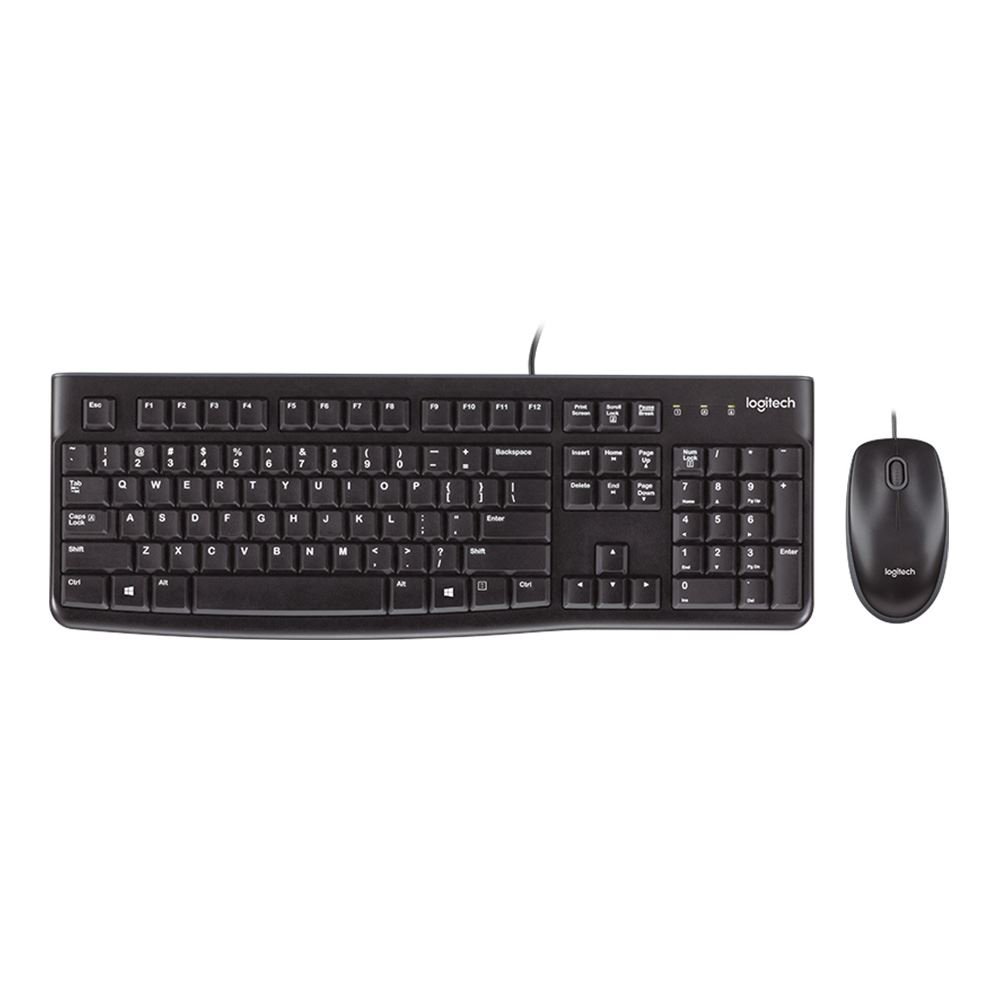 LOGITECH MK120 TR Q USB KABLOLU KLAVYE VE MOUSE SET SİYAH 920-002560