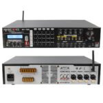 MAGICVOICE MV-1218 USB BT-UK 5 ZONE-4 MİC GİRİŞ RMS 80W*1CH 360W MAX +4-16-70-100V TRAFOLU ANFİ 420X350X80MM