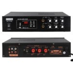 NOTEL NOT-PA80 MİNİ-50W USB/SD/BLUETOOTH/UK -4-16-70.100V-2-MİK GİRİŞ TRAFOLU ANFİ