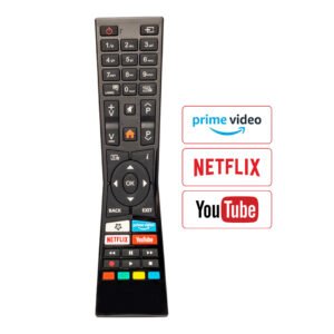 WEKO KL VESTEL RC A2 43100P - JVC RM-C3337 NETFLIX-YOUTUBE-PRİME VİDEO TUŞLU YAZISIZ LCD LED TV KUMANDA (RC0360/01)