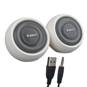 MAGICVOICE MV-24845 1+1 USB AUX OVAL MULTIMEDIA SES SİSTEMİ SPEAKER - HOPARLÖR 2X3WATT