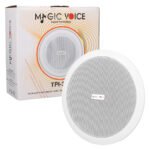 MAGICVOICE TPI-351 16 CM 6'' 6 WATT BEYAZ TEKLİ USB'Lİ TRAFOLU ALÇIPAN HOPARLÖR