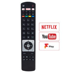 Vestel RC 5118F Black FPlay Netflix-Youtube-Play Tuşlu Lcd-Led Tv Kumanda