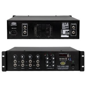 WESTSOUND TKS-2200 USB 2X 200 WATT TRAFOSUZ 4 KANAL STEREO MIXER ANFİ