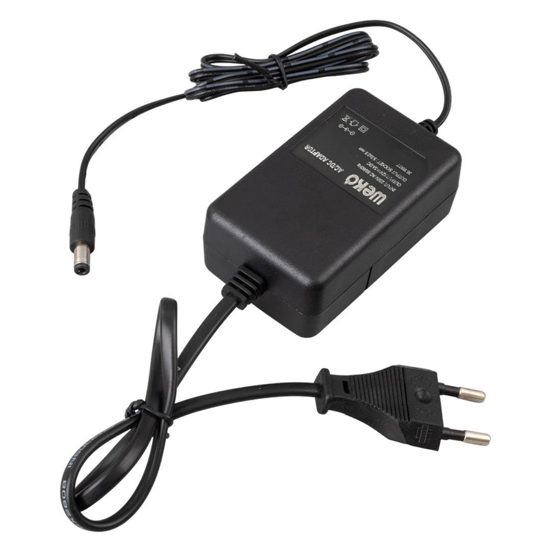 Weko 12 Volt 3 Amper 5.5*2.5 Uçlu Yerli Üretim Plastik Kasa Masaüstü Adaptör - Görsel 3