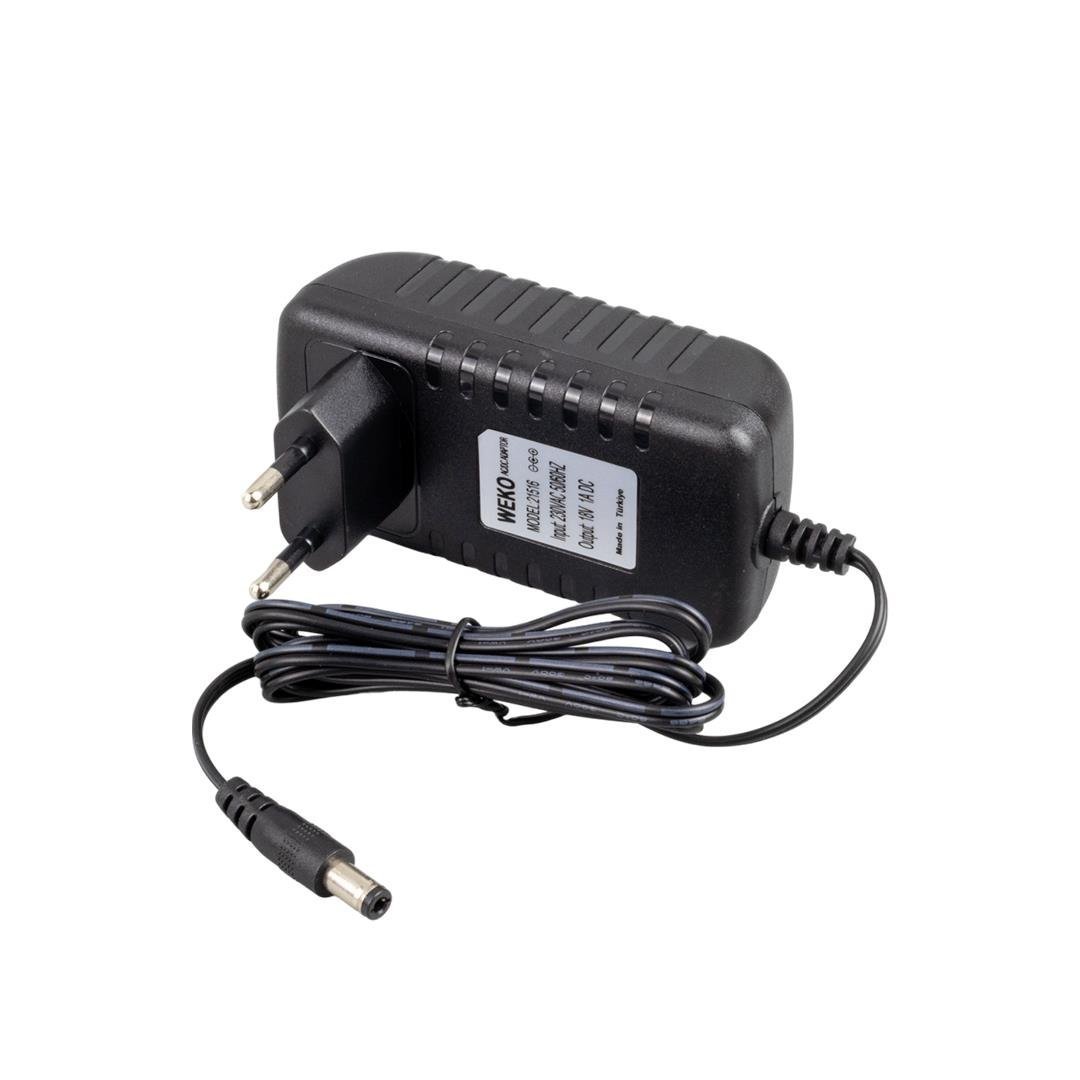 Weko 18 Volt 1 Amper Priz Tip 5.5x2.5 Uç Adaptör - Görsel 3