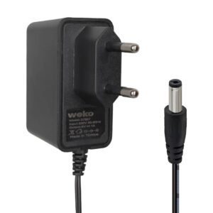 Weko WK-37857 Plastik Kasa 8 Volt - 1 Amper Yerli Üretim 5.5*2.5 Mm Uçlu Priz Tipi Adaptör