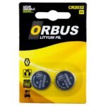 Orbus CR2032 3 Volt Lityum Para Pil (2'li Paket Fiyatı)